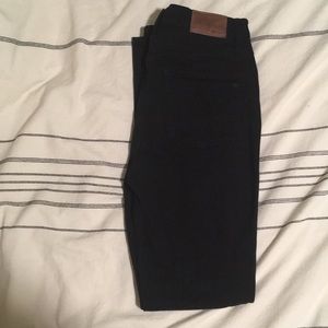 Madewell High Rise Black Jeans